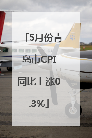 5月份青岛市CPI同比上涨0.3%