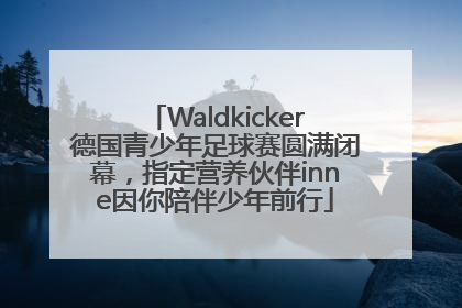 Waldkicker德国青少年足球赛圆满闭幕，指定营养伙伴inne因你陪伴少年前行